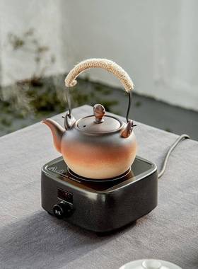 家用茶具泡陶茶功夫水烧陶壶粗壶陶陶瓷提梁大茶78406壶煮茶器电