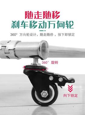 拖架移动地式不锈28684钢把置物教室清洁工具收纳挂拖把扫把收架