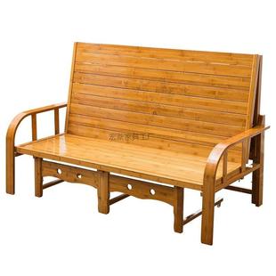 Hx1竹沙发床两用可428户折叠双人单人式 家用午休老客小型折厅叠床