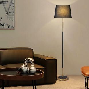 led11284美式落地灯客厅卧室头落地灯红轻奢简约护眼流网主灯饰床