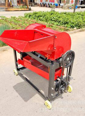 剥玉米皮脱粒机小型稻谷脱粒机自全EYI动农作物脱粒机