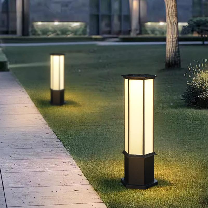草坪太阳能草坪坪灯花LED户外防方形草地插水灯庭院园装饰景观灯