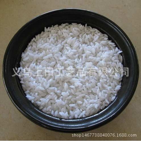 仿真大米模型散装米粒米饭道具假大米仿粮食谷物装修展示摆放模型