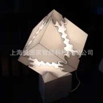 跨境亚马逊创意奇趣新Gear Cube Lamp Ceiling齿轮立方体天花板灯