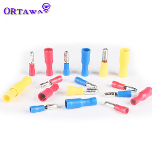 汽车盒装200pcs中低音分频器功放喇叭插Y型线耳纯铜冷压接线端子