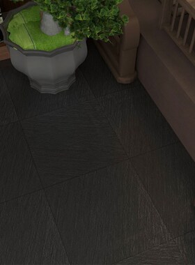 黑色通体板岩瓷砖600X1200哑光仿古砖庭院餐厅防滑砖火锅店地砖