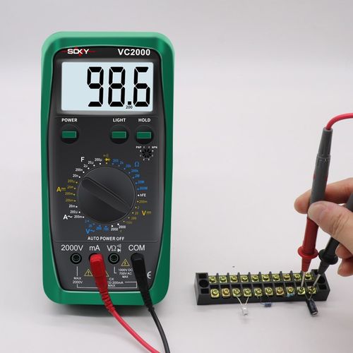 2000V高压矿用数字万用电表2KV高压矿场数字万能表防烧高精度VC20