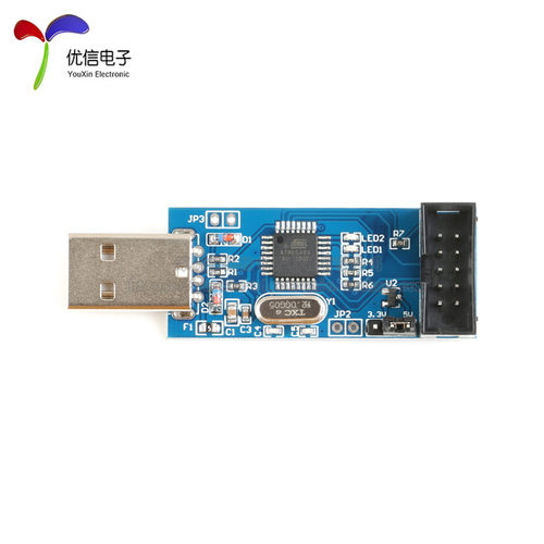 【优信电子】51 52 AVR 编程器 USBASP/USBISP下载器 ATMega8