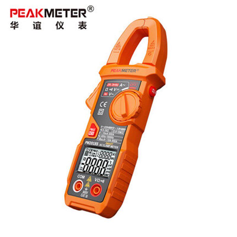 华谊PM2018S智能万用表钳形表数字电流表高精度电工万能表钳型表