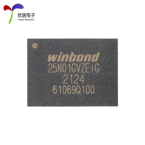 原装正品 贴片 W25N01GVZEIG WSON-8 3V 1Gb 串行NAND闪存芯片