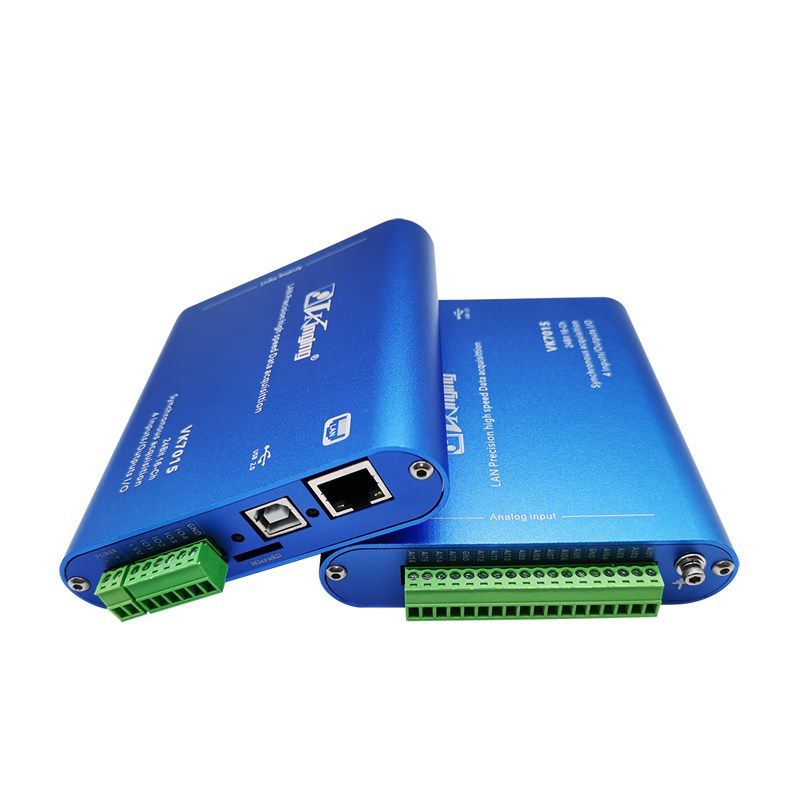 VK7015以太网/USB数据采集卡 labview 24位16通道 32K同步采样