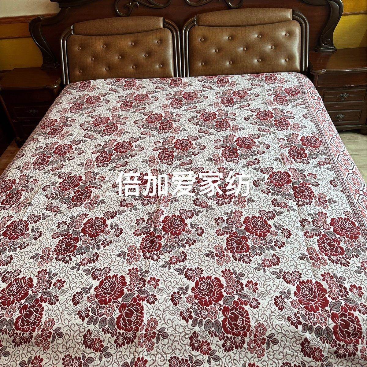 线毯老粗布老式针织双面