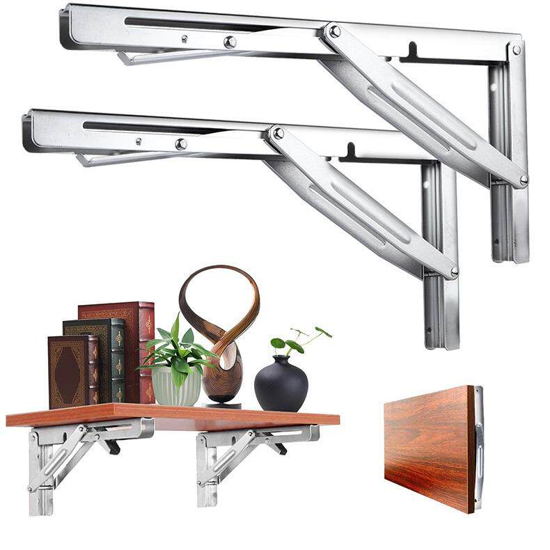 不锈304撑折叠支架层板托加墙上194置物架支钢架不锈钢托厚架