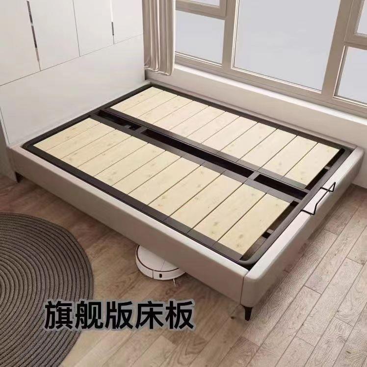 床悬浮头床架钢米木排骨架无床床实木榻699榻主卧改尺寸小户型框