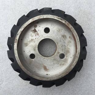 铝直供15*5038mm橡RRY胶砂带轮砂带机*抛光轮0铁芯芯橡胶轮