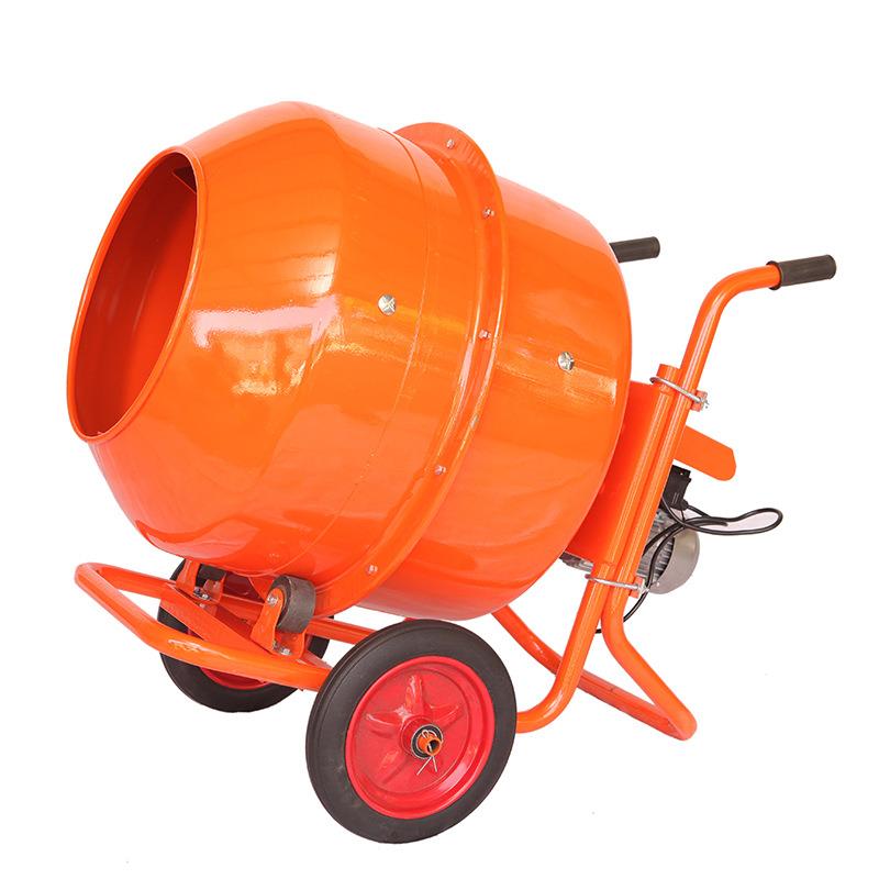 手GZS-120推轮式搅拌机120L家电动小型搅筒筒粉尘混凝土用滚两车