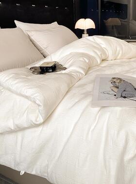 A类大豆纤被四季通用一加一李全棉提维纯花春秋被太被加厚保暖棉