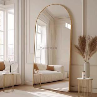 式全身镜落地镜家女生室穿衣镜高法级感YDE服卧装用店专用大试衣