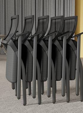 折叠椅培训椅带桌板板写字FDS32132凳子桌子折叠椅电脑椅靠背椅一