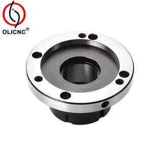 高精ER5头0夹座可E配代替卡盘R50 100100接铣盘法兰盘 ER50