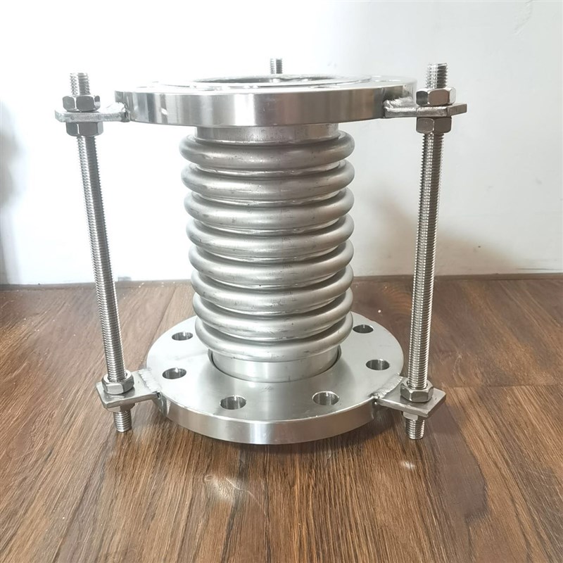 不锈钢波纹补偿器法n兰膨胀节金属软连接法兰管道补偿扣槽式补偿