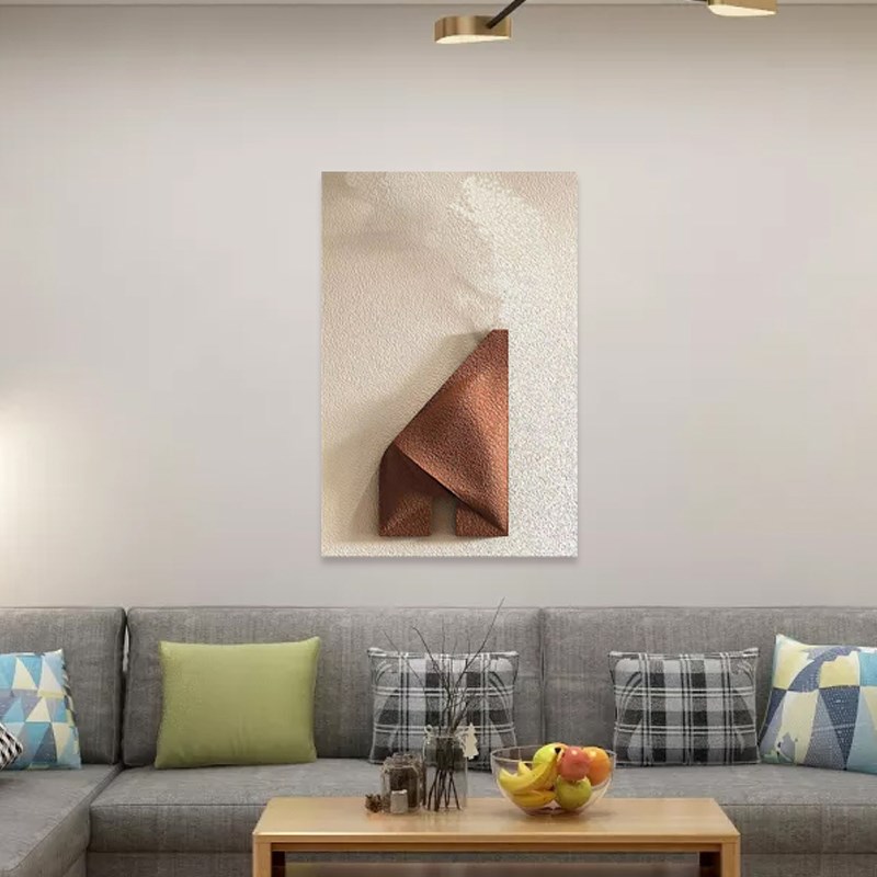 北欧风客厅背景墙l装饰灯餐厅玄关砂岩挂件办公室民宿墙上铁艺壁