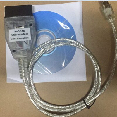 INPA K+DCAN K+CAN 诊断线 可刷隐藏 可编程带开关兼容新车和老车