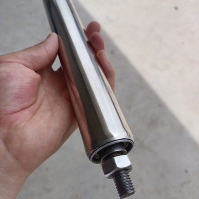 维燕铡草机输送带滚筒配件大全切草机托滚支撑辊 总长30辊24粗3.2