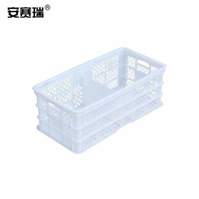 安赛瑞周转箱塑料鸡蛋周转筐运输B箱收纳货框箩筐网眼快递物流存