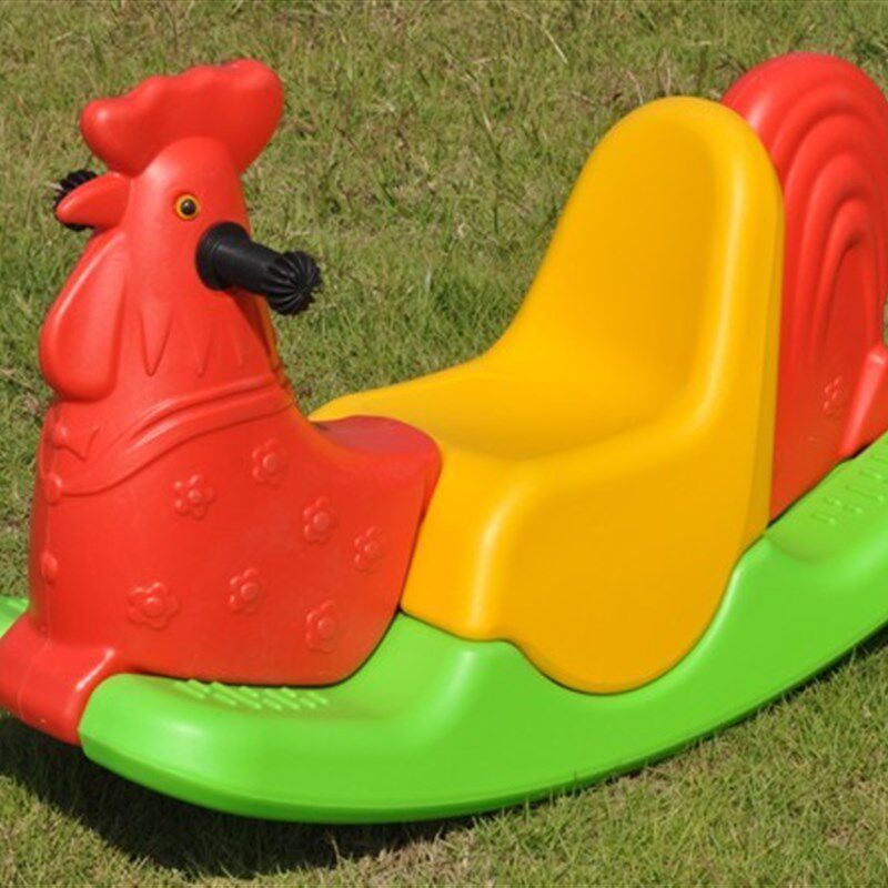 冲钻塑料摇马/儿童三色小鸡摇马/宝宝摇摇乐/木马摇椅儿童玩具