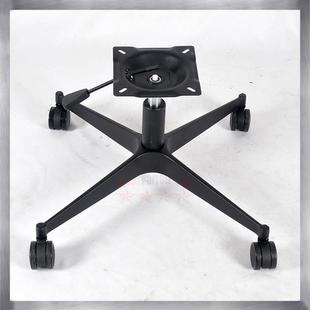 架喷粉合黑色四星脚底座铝金烤四爪休闲漆转椅升AJN 004降压铸椅