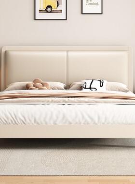 北欧1白奶油YH-05602风静色音床现代简约实木床.51.8主米卧大床床