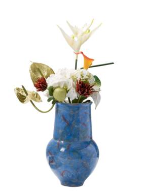 新中式现轻奢手豪高工花ZON代器插花艺术品档型软装搭配酒店样板