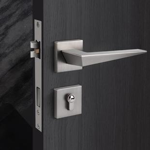 直供磁吸室门内门锁锌9 2003合金静音卧室锁门房间尚把手时锁具