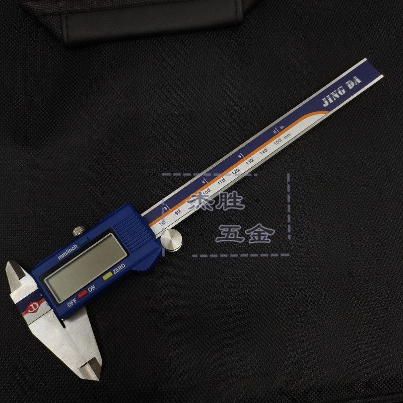 精达0-150mm电子数显卡尺高精度不锈钢 家用高精度小型游标卡尺