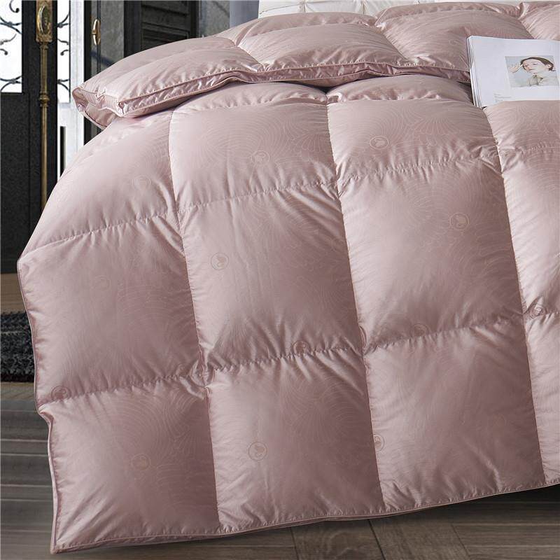 新被款真自丝提花单层羽绒被被壳成20220924充绒鹅绒半品内胆面料