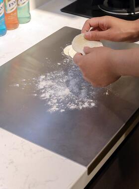 04不锈钢切菜MB002板面案板家用厨房水揉果和砧板双面大号擀3面板