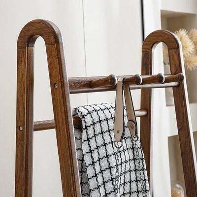 开放式蜡组合衣柜步入式间架子自54207制衣服衣货架帽木框落地白