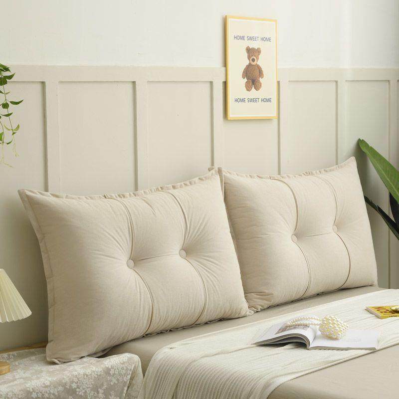 轻奢床头护靠垫床头榻软包榻米板靠枕双人沙发抱枕腰大靠背西悦家