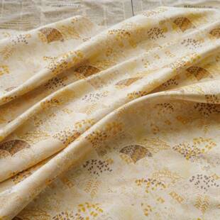 TT-A6-46新款贝壳卡其茶席包装提花装布新式背心马甲中色礼织秋冬