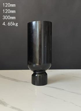 现代CCZ简摆约天然理石家居插花器件品客厅民宿软大装饰花瓶轻奢