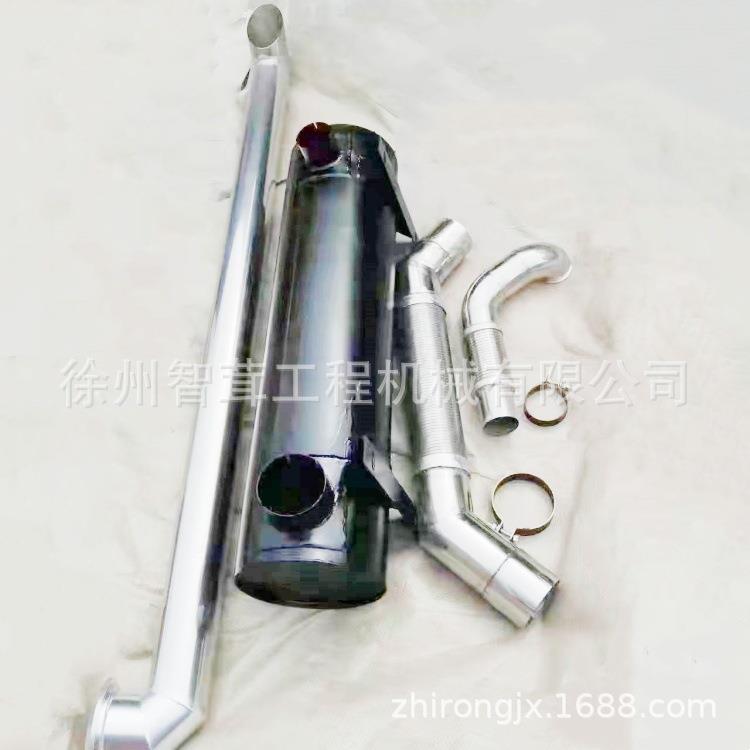 福格TWN波勒1880-3L摊铺排气管连软接机纹管消声器总成配件