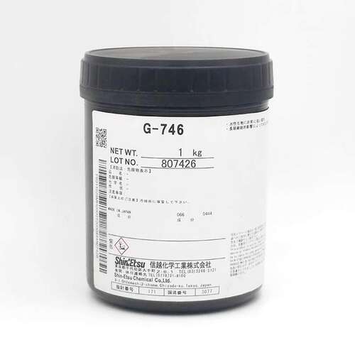 信越G-747导热硅脂电脑CPU显卡散热器白色散热膏G-746散热硅脂1kg