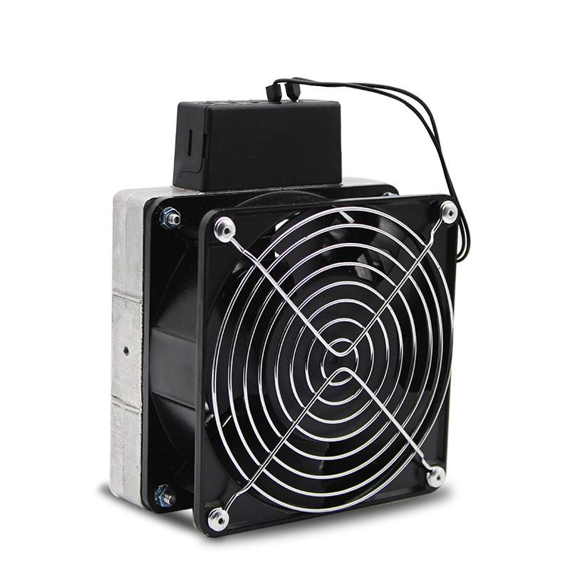 PTC加热器带风扇220vHVL031-100W150W200W300W400W机柜除湿加热板