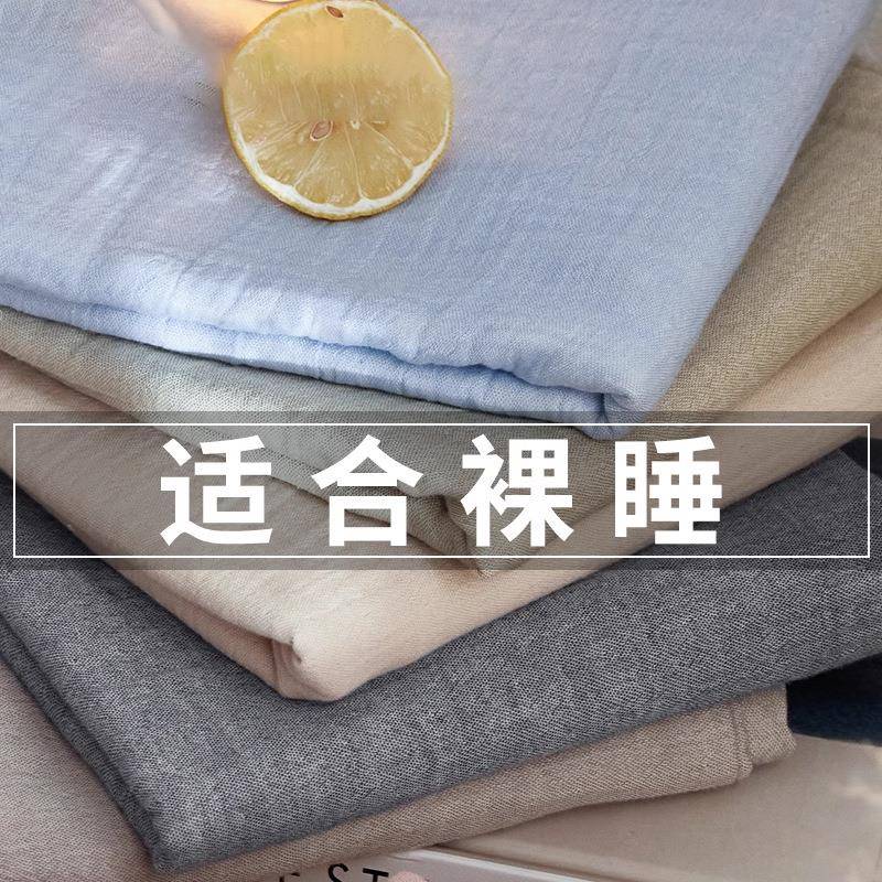 A类全棉双层纱床笠单件100纯棉床罩床套床单床垫保护罩2025新款夏
