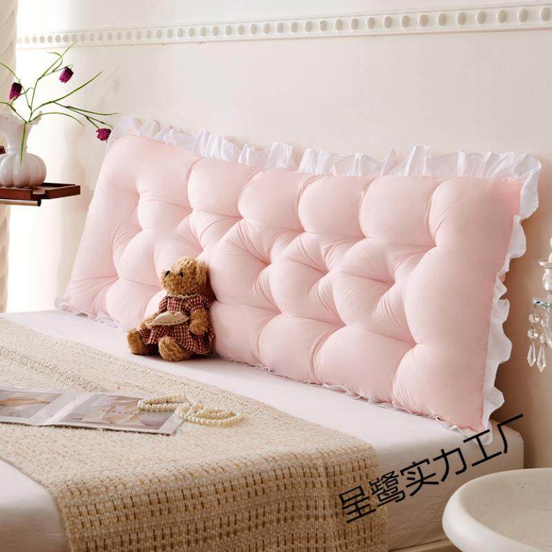 田园床头靠垫大靠榻背卧宿舍呈鹭实力榻米床床头靠背垫风头卧室室