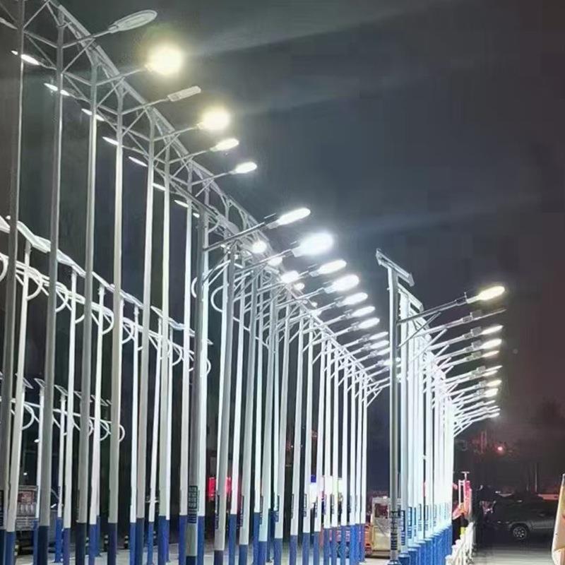 路灯户全外新村6led灯头市政高农杆灯2米20V超亮100W套CHS乡村7米