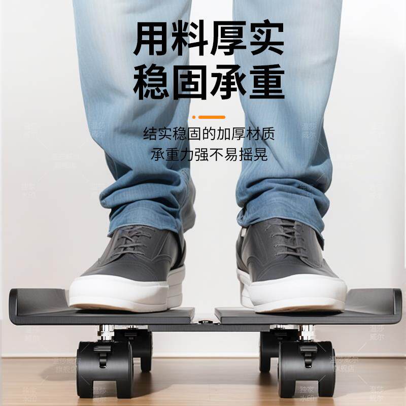 电脑主机托置架不式锈钢桌架下可TTqrqruf移动放置台机箱滑轮底座