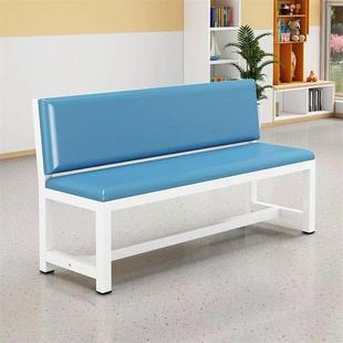 软包靠背长椅理发店沙等候健身房球场休息区椅凳子长篮发RMC条子