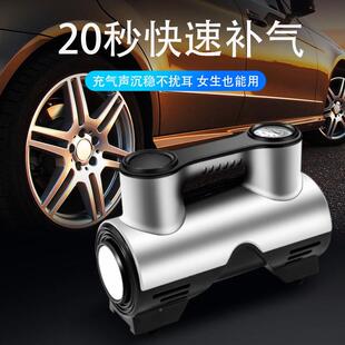 车载气泵充轿车汽车577便携式电动高压小胎打气泵轮不插电打气机